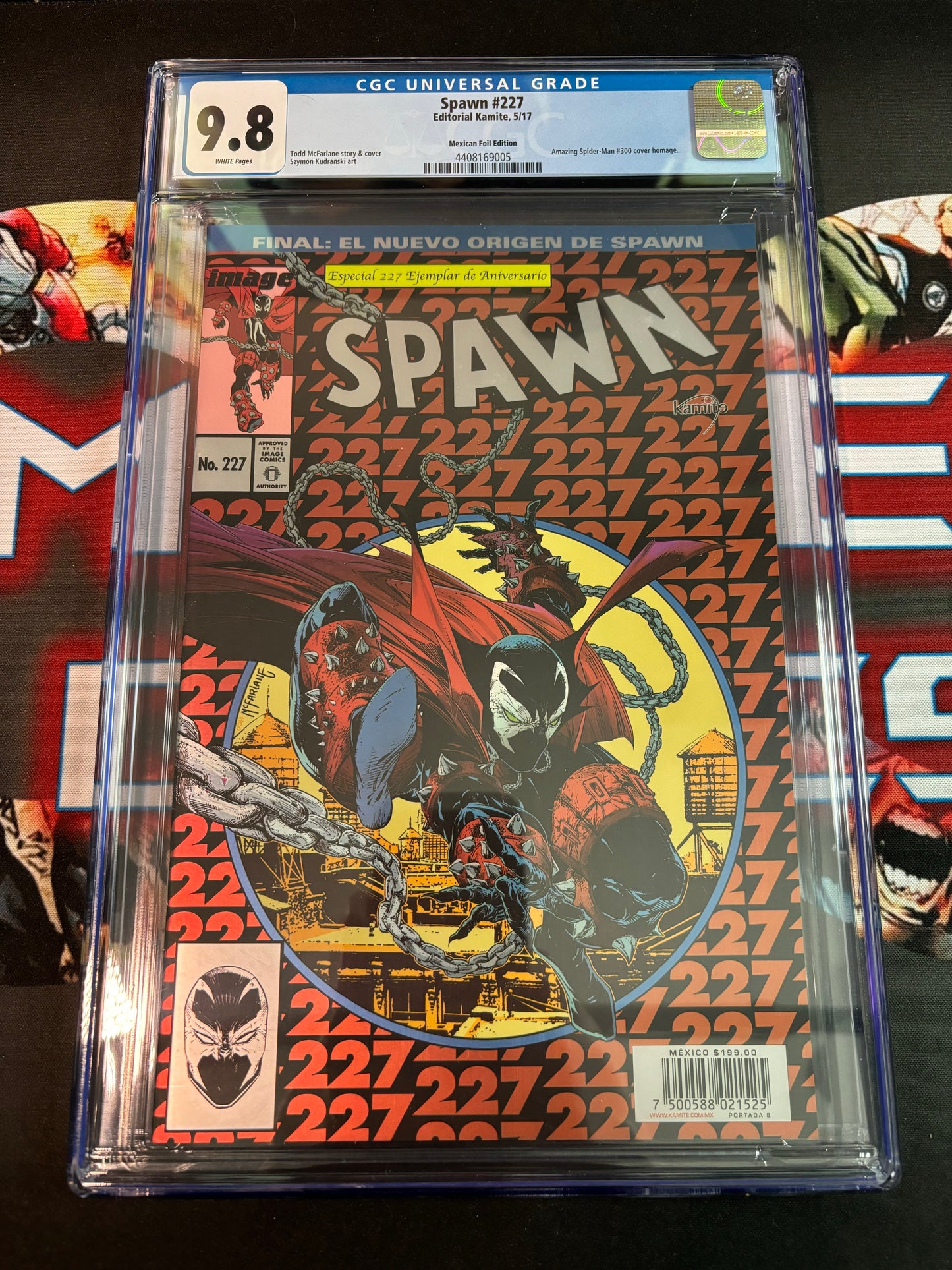 Spawn #227 (Mexican Foil Edition) CGC 9.8