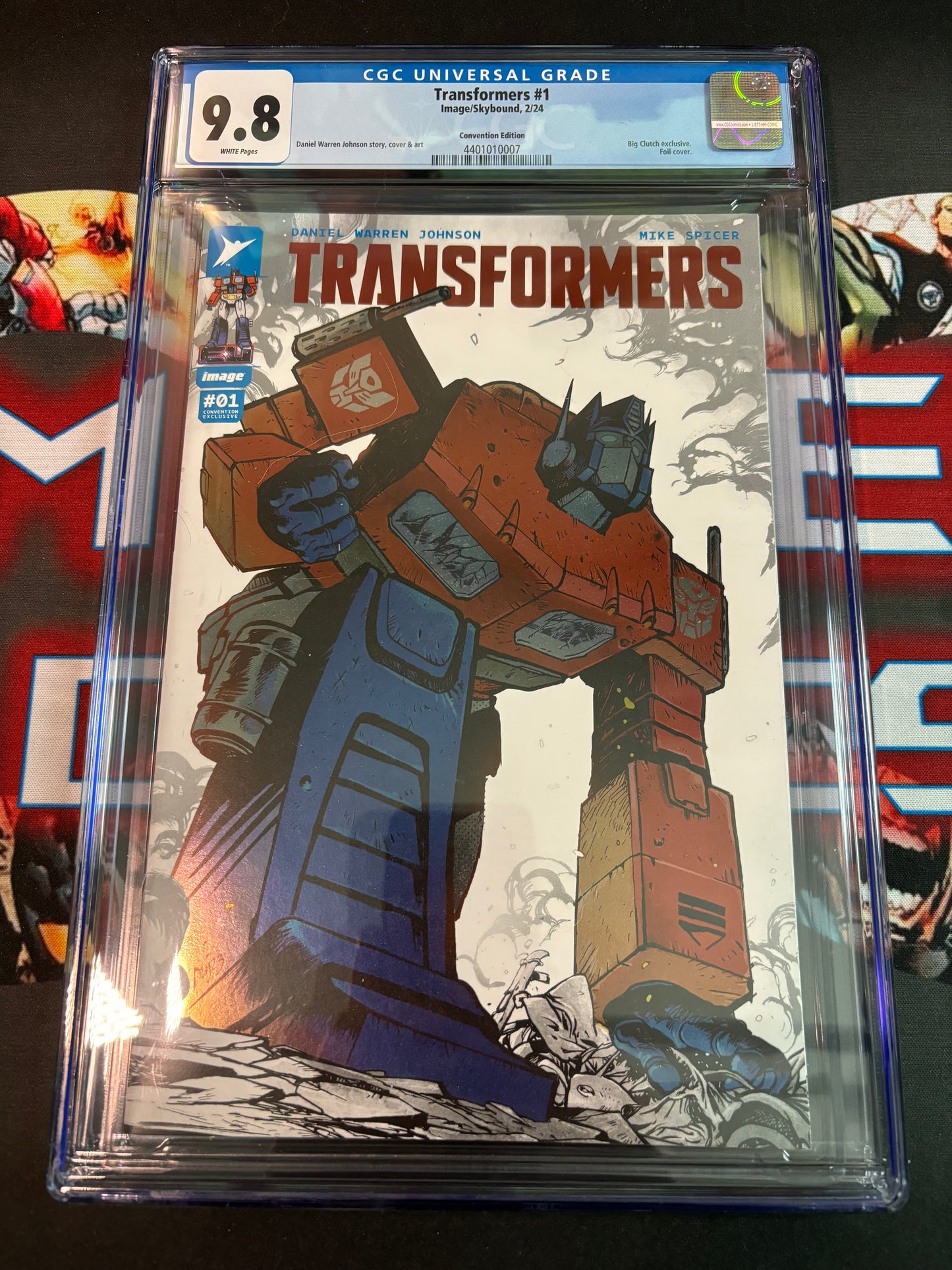 Transformers #1 (MegaCon Convention Edition) CGC 9.8