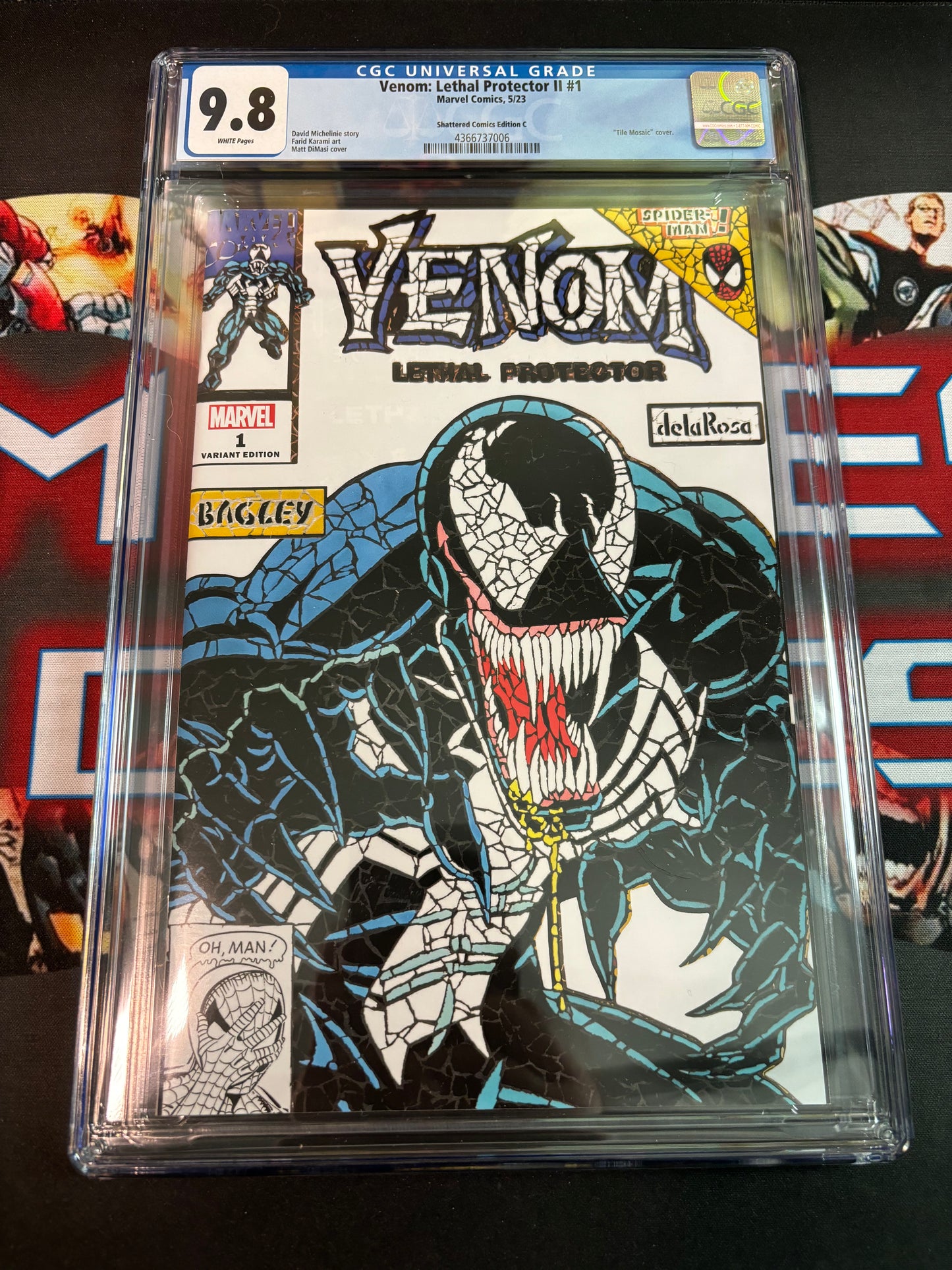Venom: Lethal Protector II #1 (Shattered Comics Edition C) CGC 9.8