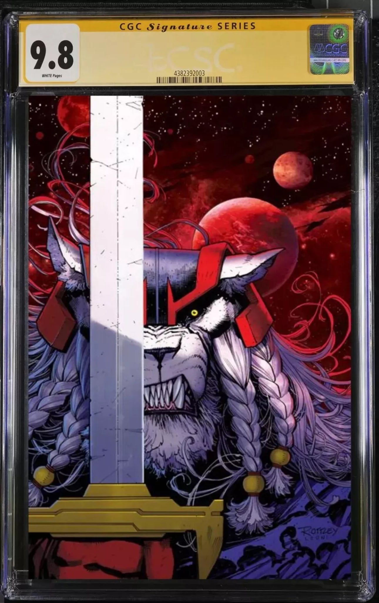Battle Beast #1 1:1000 CGC SS 9.8 Double Signed by Ryan Ottley and Robert Kirkman
