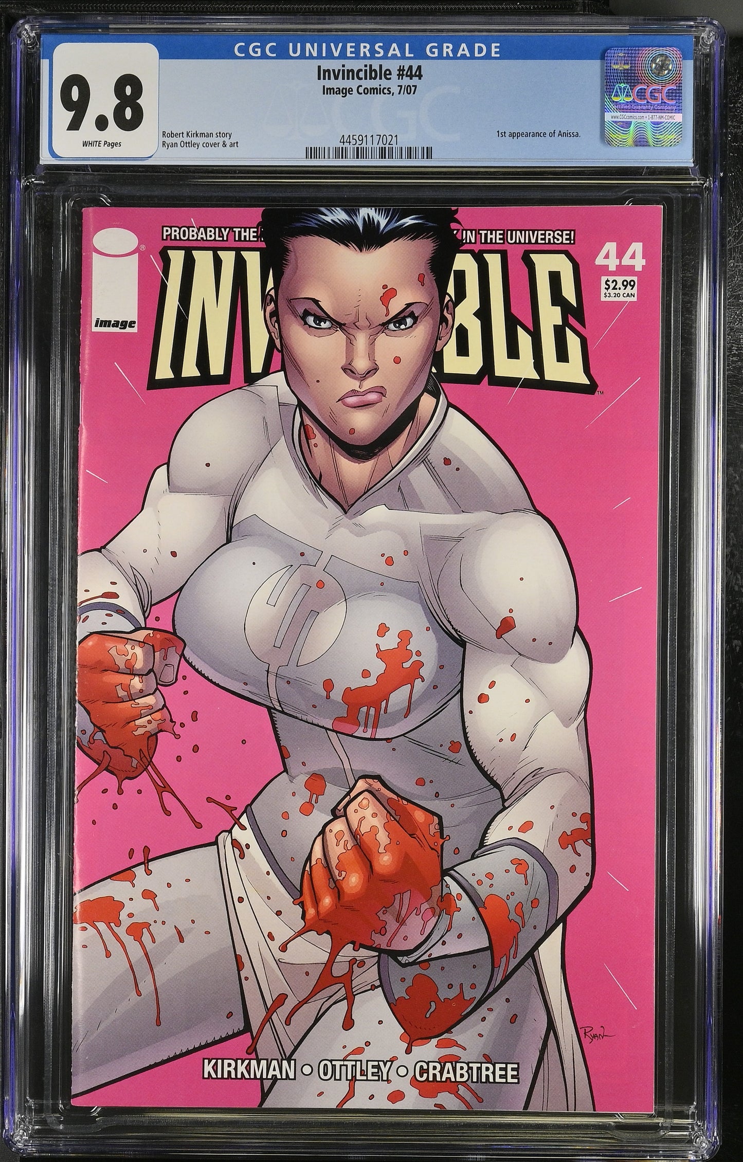 Invincible #44 (1st app of Anissa) CGC 9.8