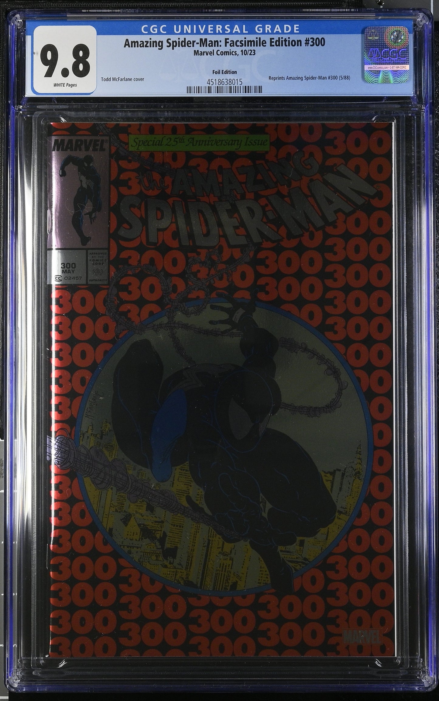 Amazing Spider-Man #300 (Facsimile Edition Foil Var) CGC 9.8