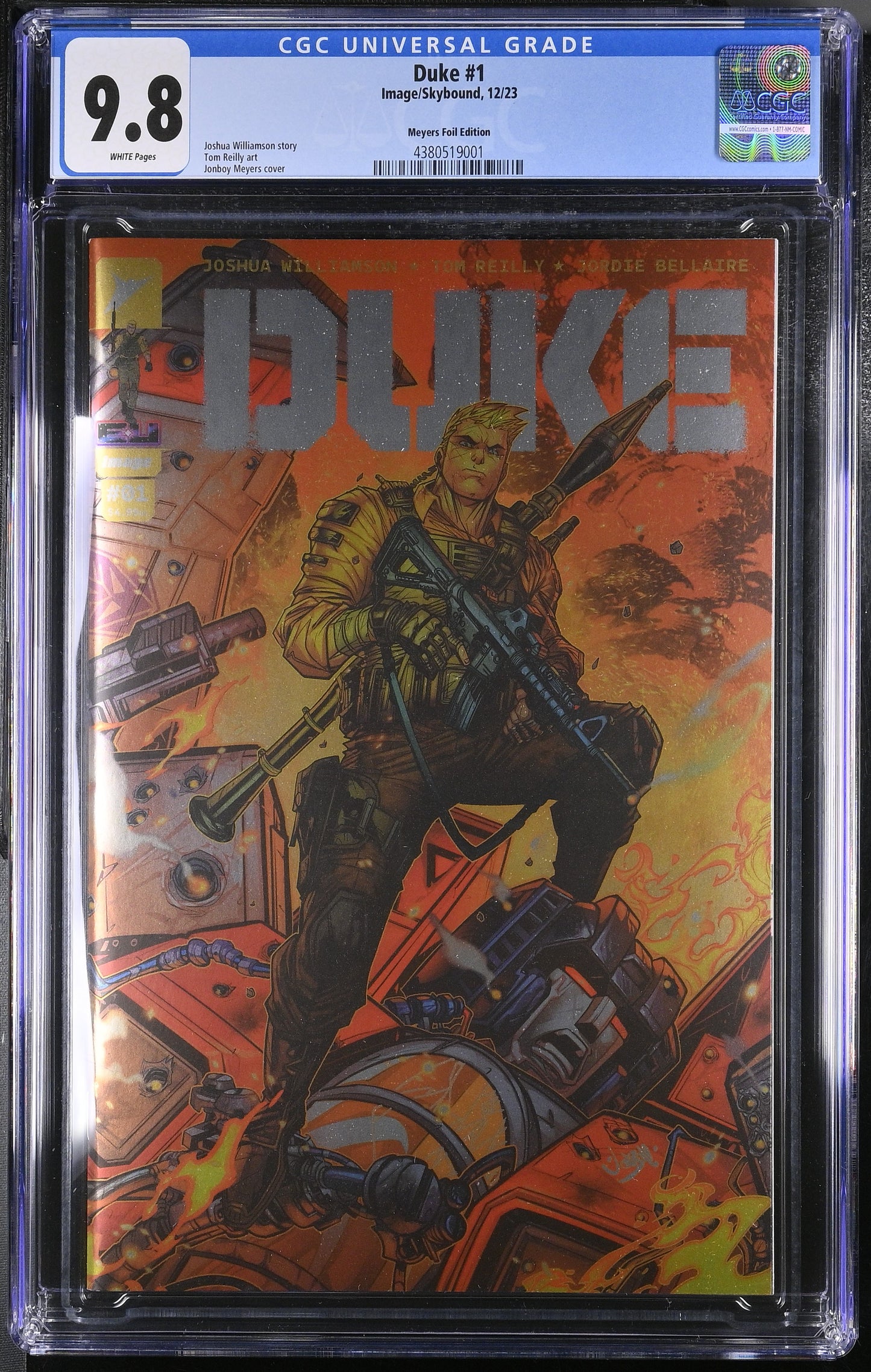 Duke #1 (Cvr F Inc 1:100 Meyers Variant) CGC 9.8