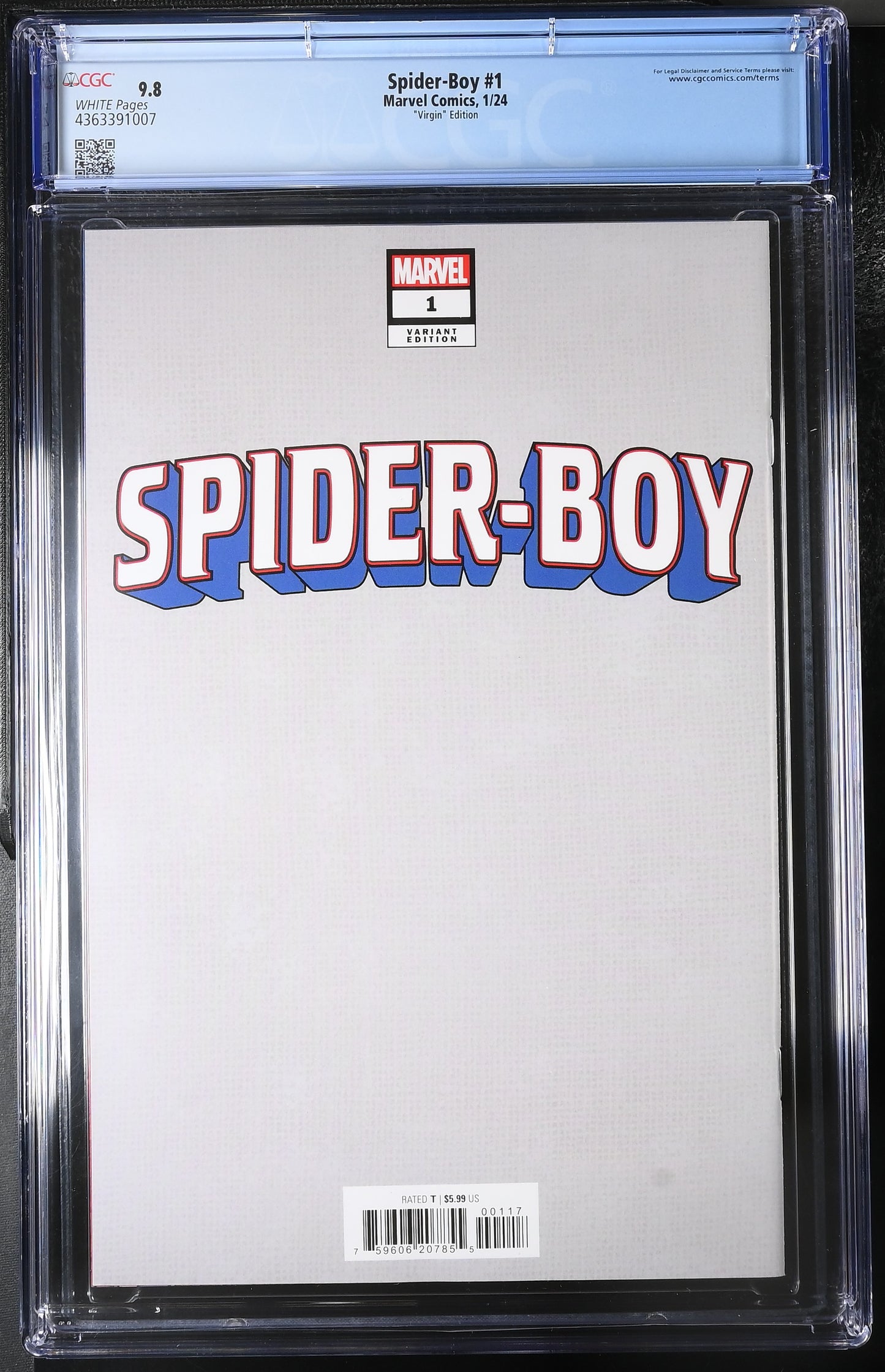 Spider-Boy #1 (1:100 Virgin Edition) CGC 9.8