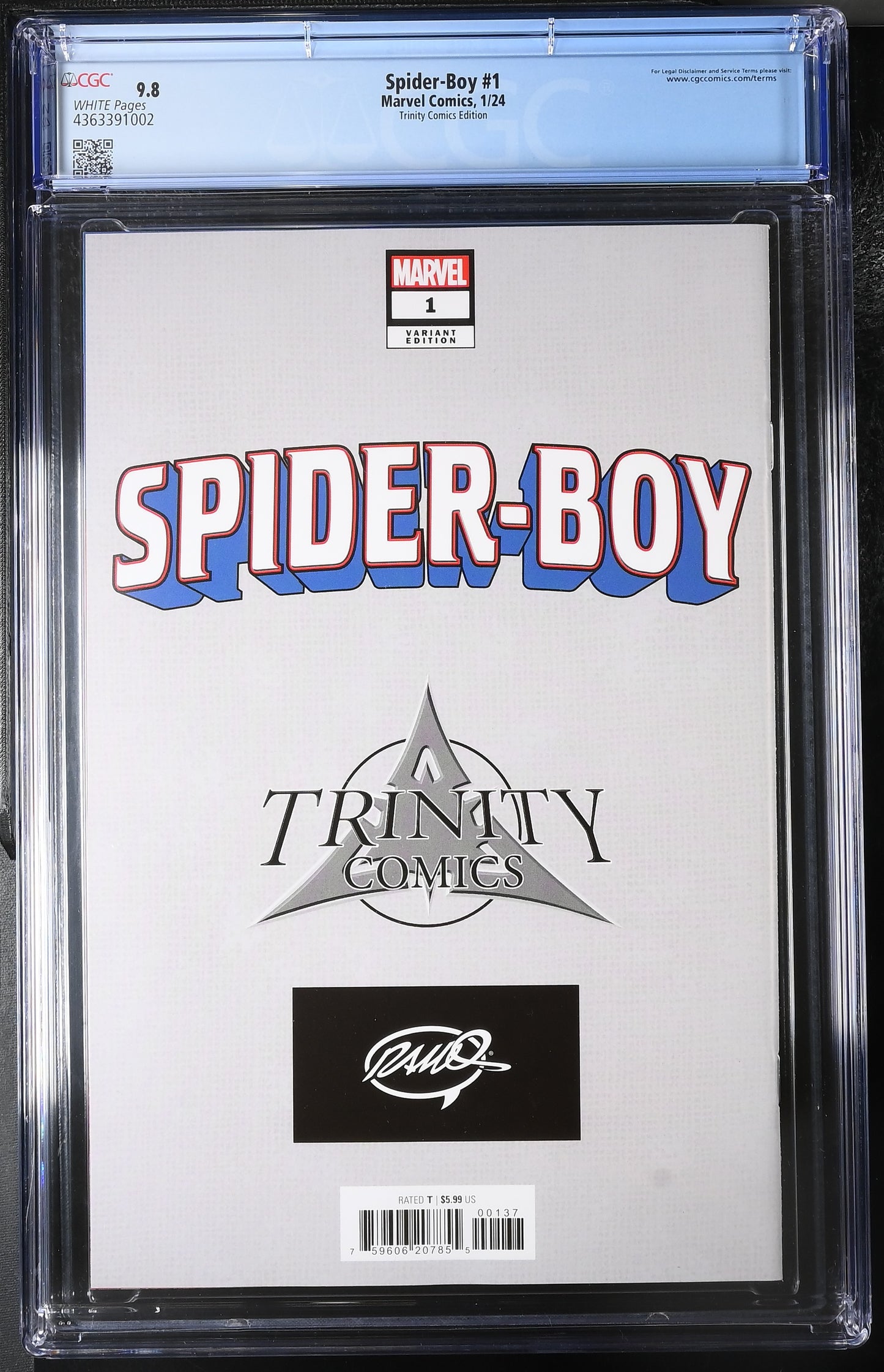Spider-Boy #1 (Trinity Comics Edition) CGC 9.8