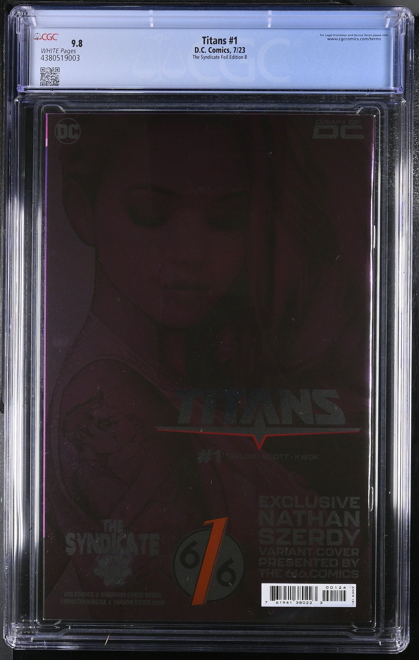 Titans #1 (The Syndicate Foil Edition B) CGC 9.8
