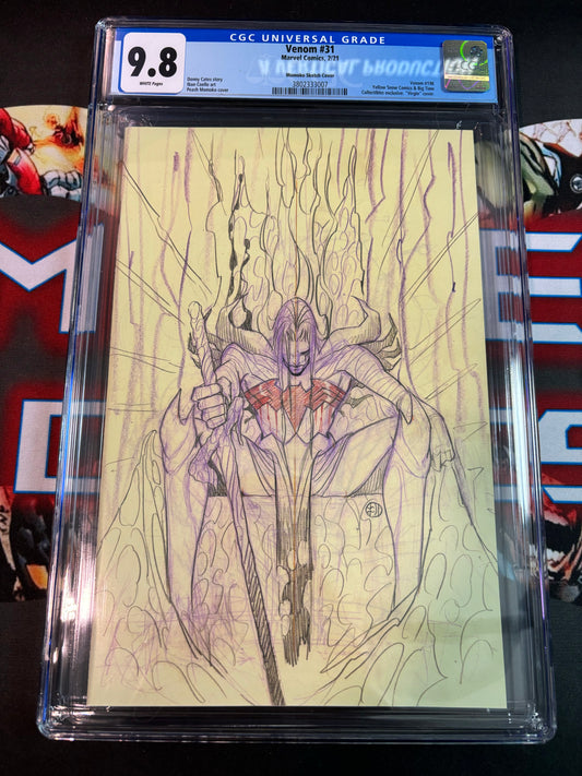 Venom #31 (Momoko Sketch Cover) CGC 9.8