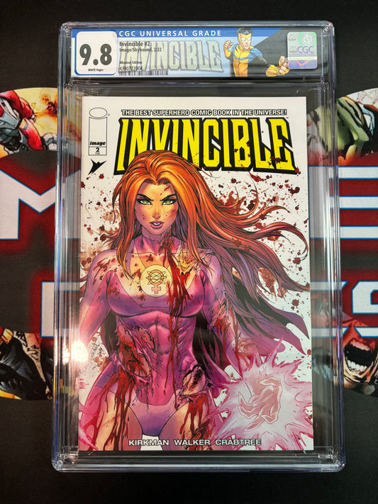 Invincible #2 (Whatnot Edition) Tyler Kirkham CGC 9.8 Custom Label