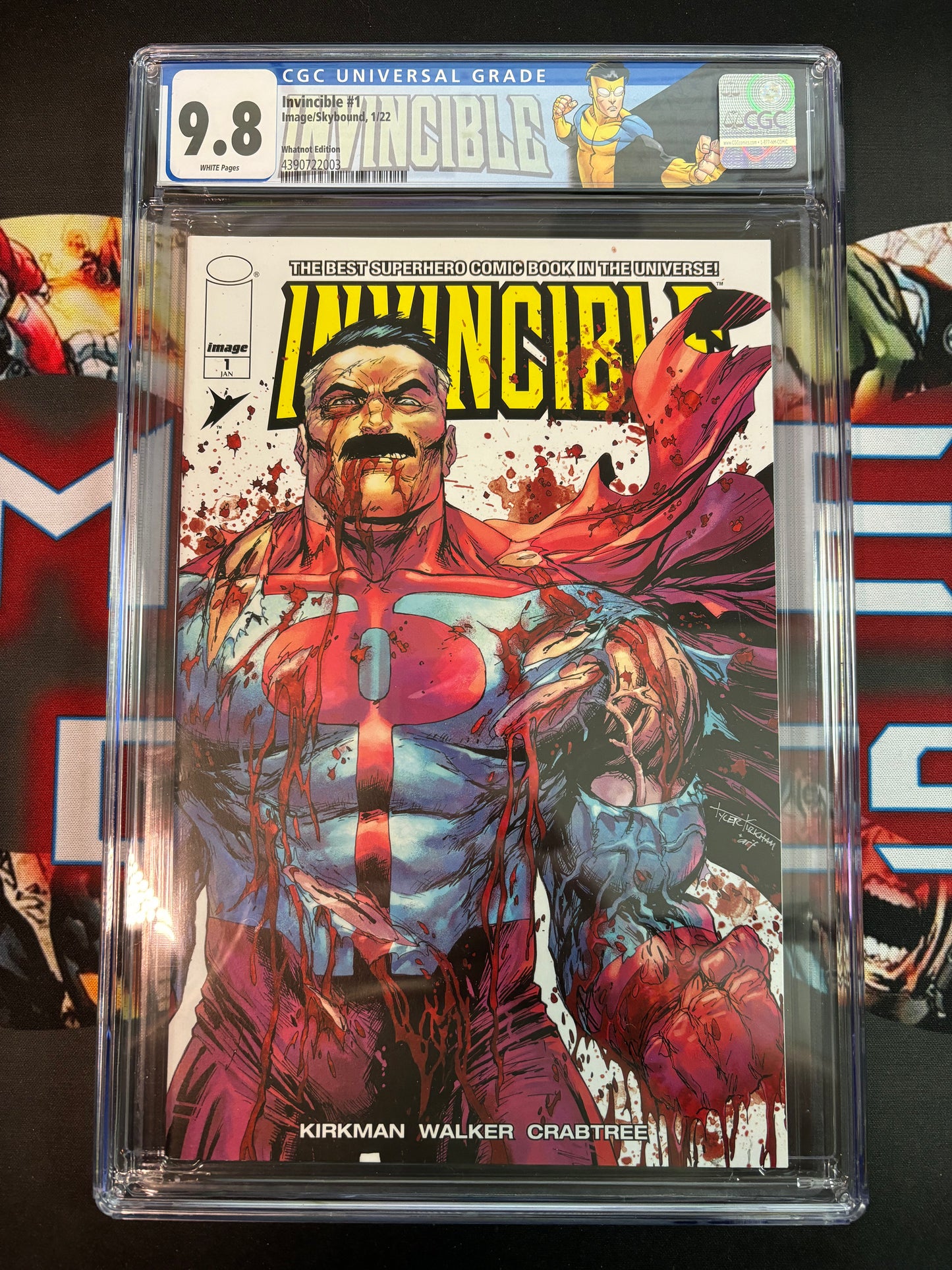 Invincible #1 (Whatnot Omni-Man Edition) Tyler Kirkham Custom Label CGC 9.8