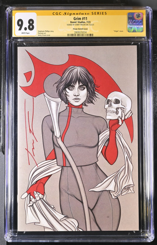 Grim #11 (Frison SDCC 2023 Variant) Signed by Frison CGC 9.8