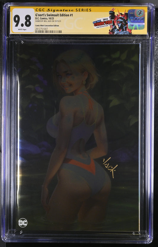 G'nort's Illustrated Swimsuit Edition #1 (Comic Mint Convention Edition) Signed by Wil Jack CGC 9.8