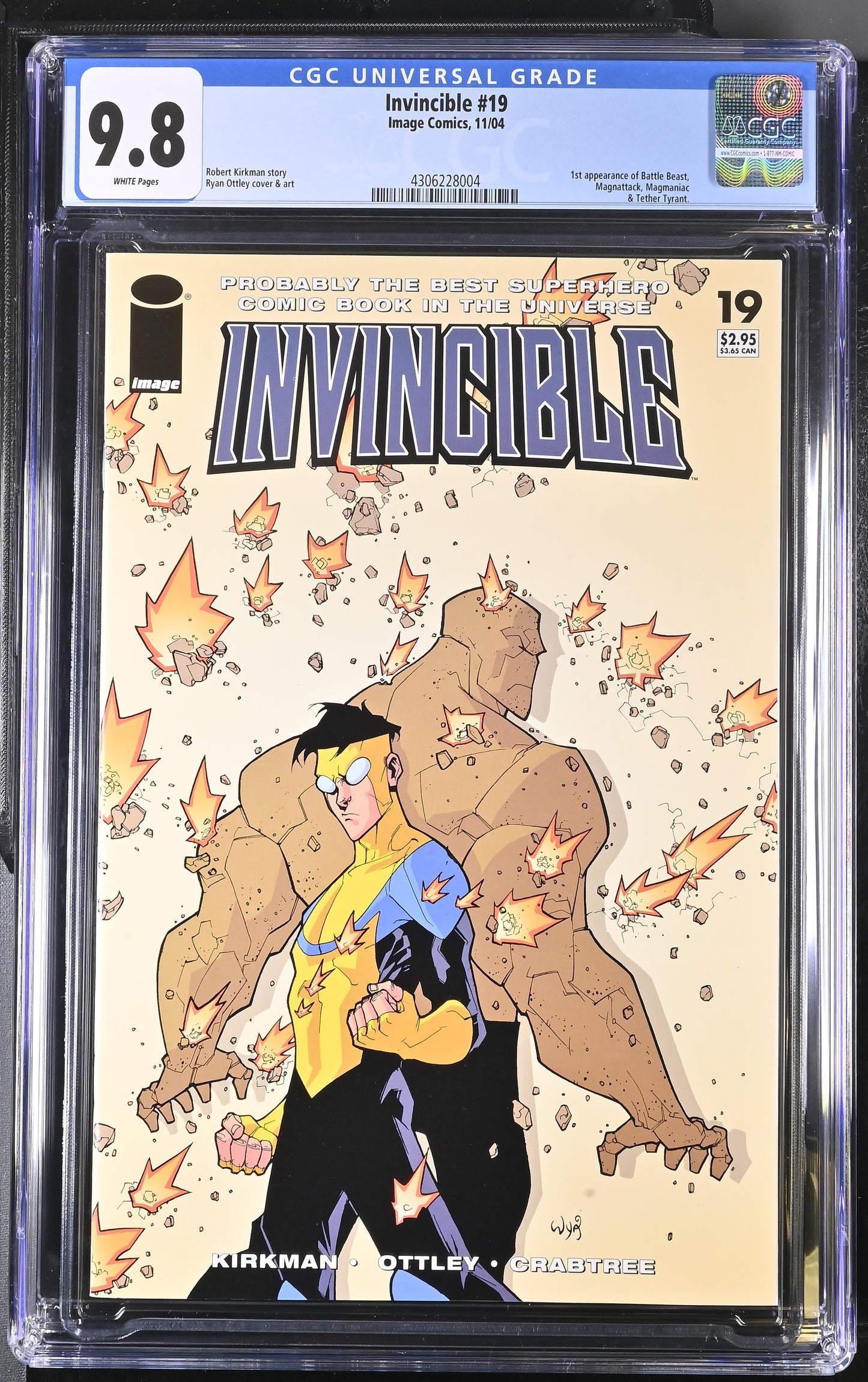 Invincible #19 (1st app Battle Beast) CGC 9.8