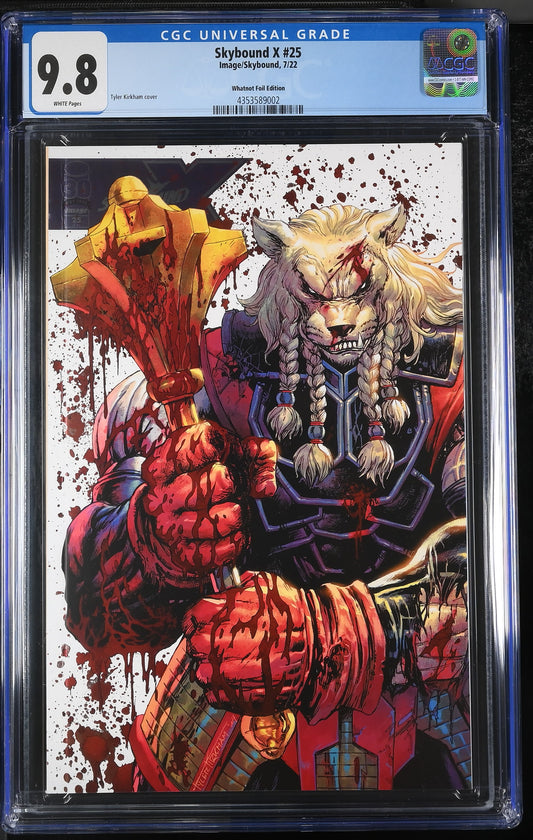 Skybound X #25 (Tyler Kirkham Whatnot Foil Edition) CGC 9.8
