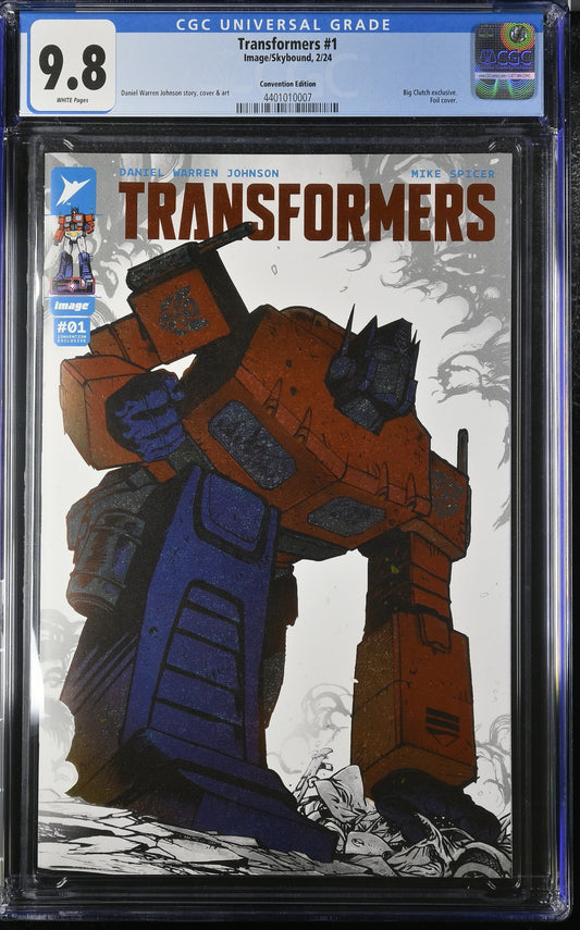 Transformers #1 (MegaCon Convention Edition) CGC 9.8