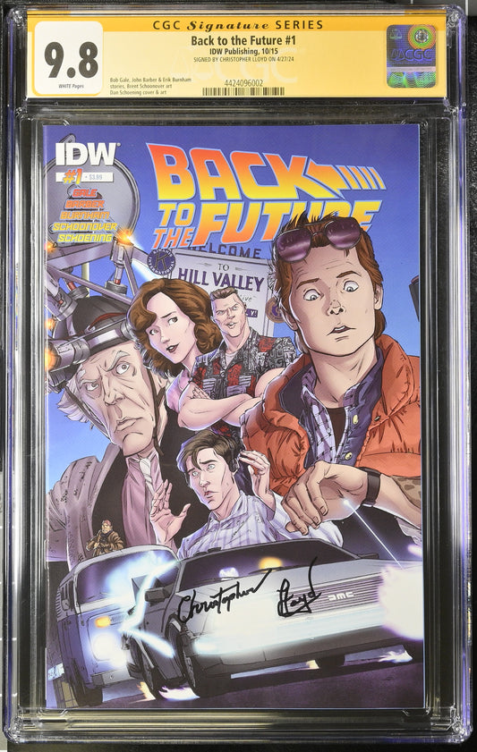 Back To The Future #1 CGCSS SIGNED by Chrisptopher Lloyd