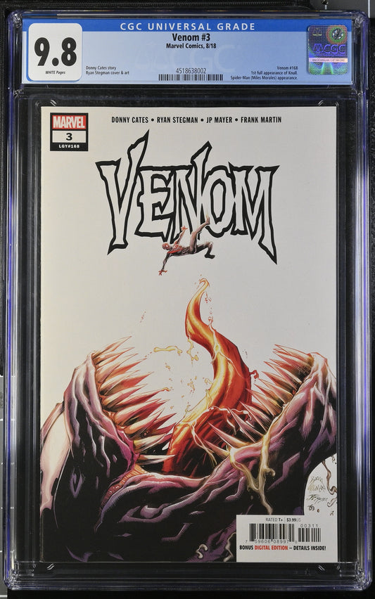 Venom #3 CGC 9.8 1st Knull
