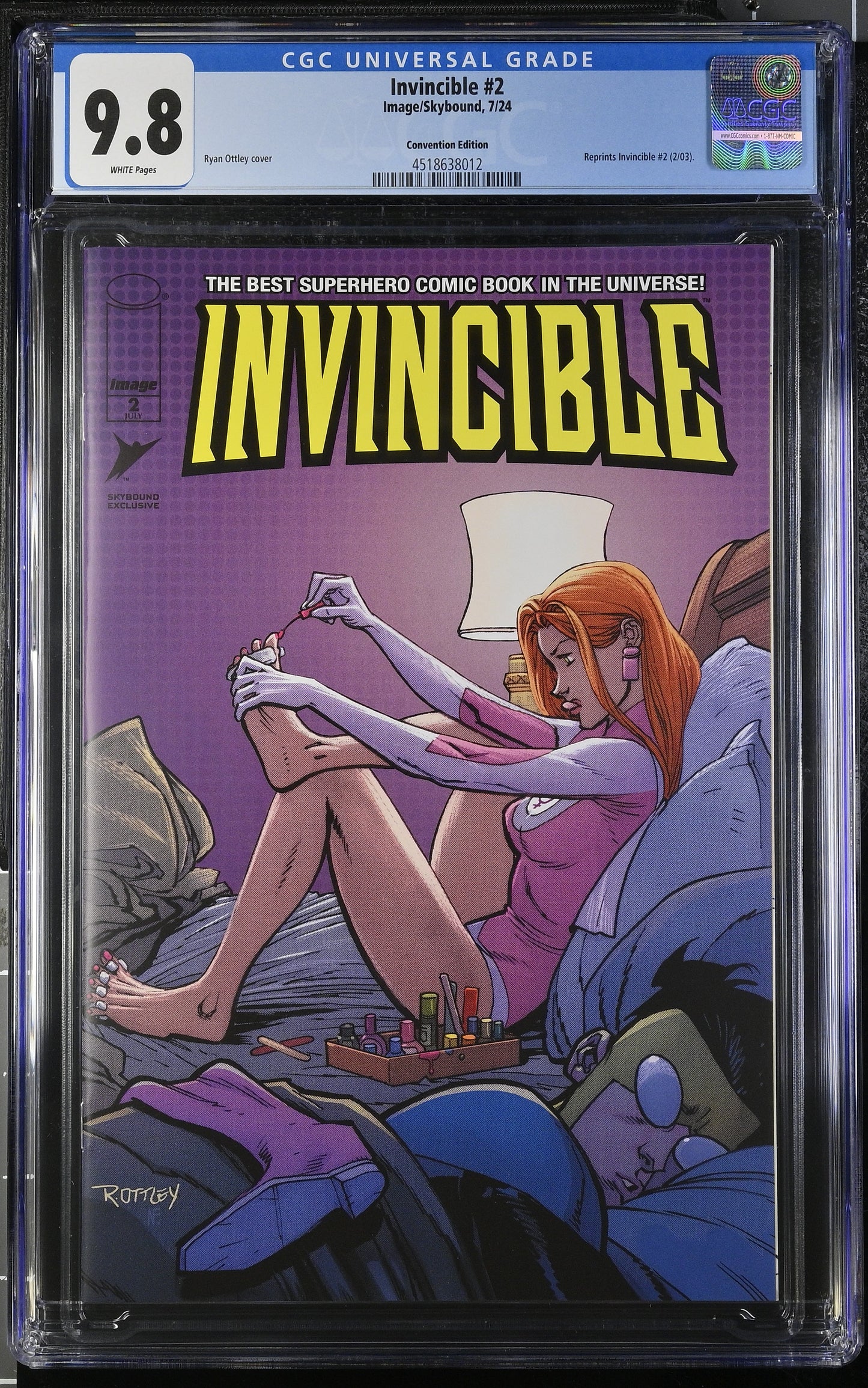 Invincible #2 (Ottley Convention Trade Dress Edition) CGC 9.8