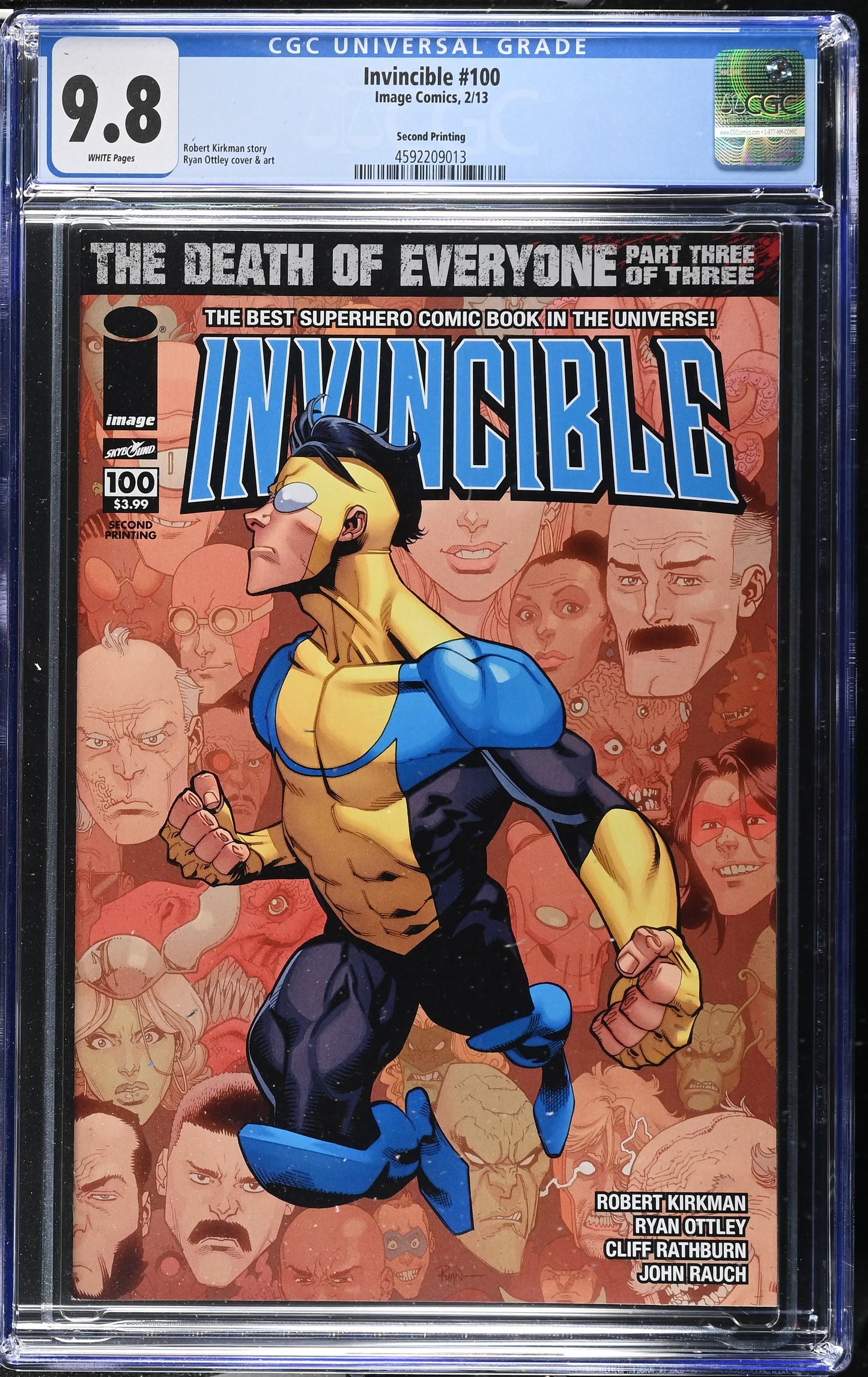Invincible #100 (2nd Printing) CGC 9.8
