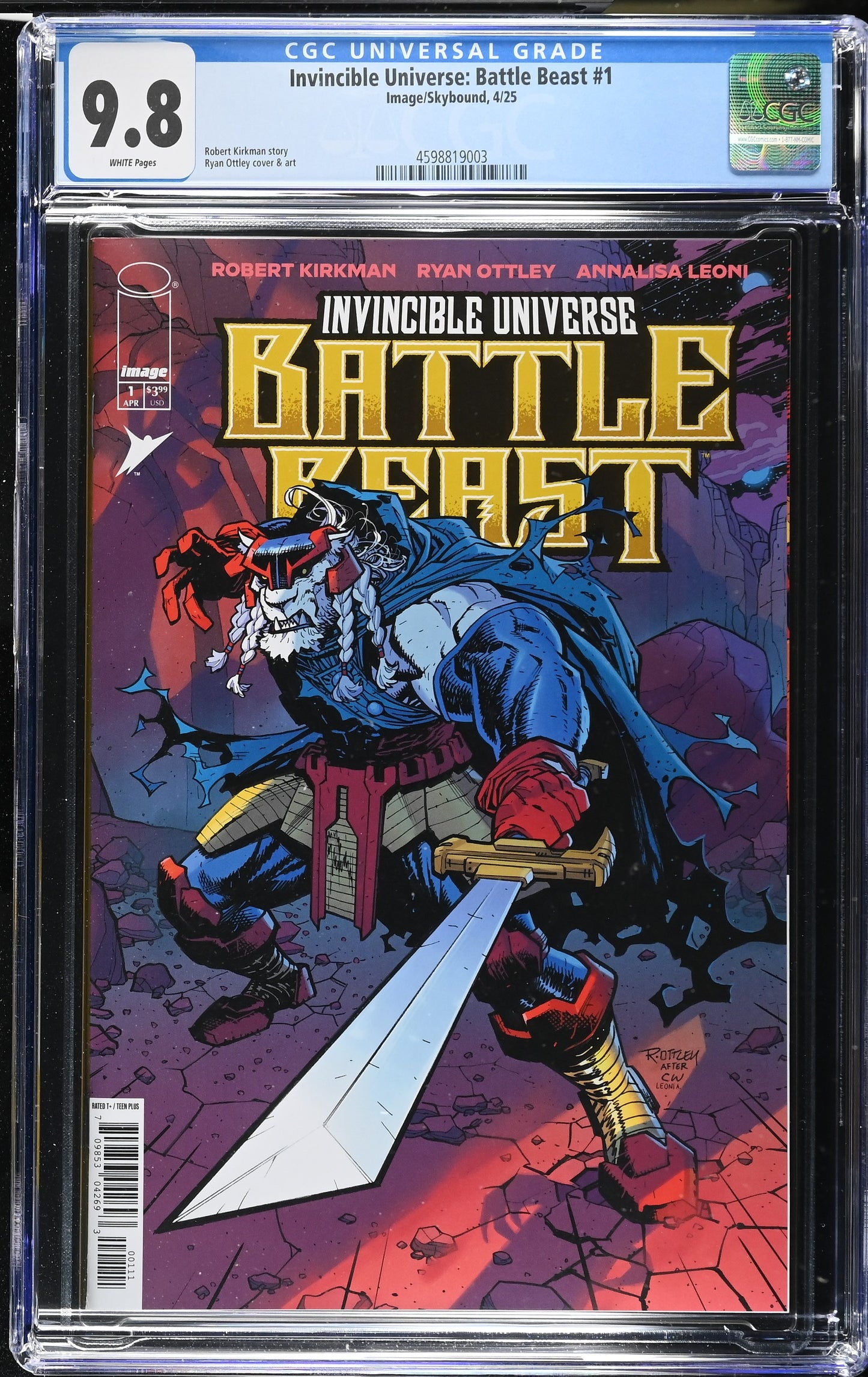 Invincible Universe: Battle Beast #1 CGC 9.8