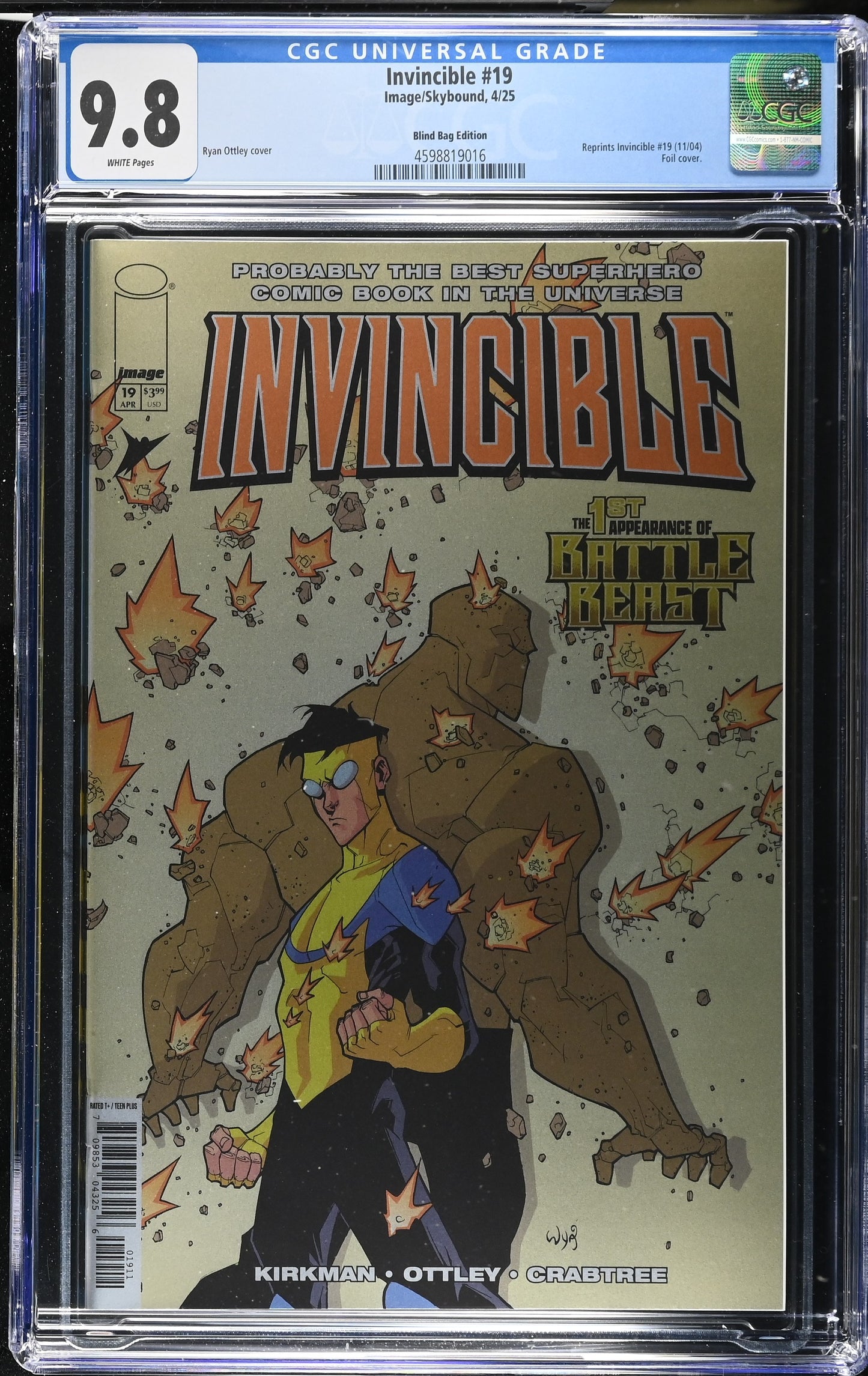 Invincible #19 - Foil Battle Beast Blind Bag CGC 9.8