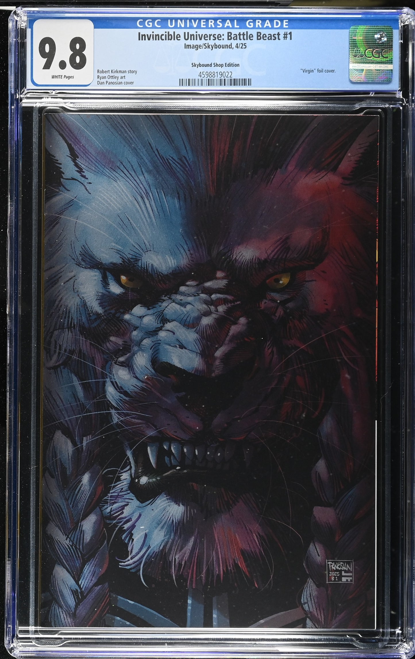 Invincible Universe: Battle Beast #1 Panosian Foil CGC 9.8