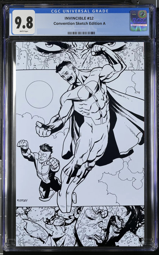Invincible #12 (Convention Sketch Edition A) CGC 9.9