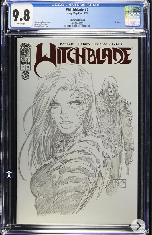 Witchblade #7 Red Foil Kickstarter Turner Variant CGC 9.8