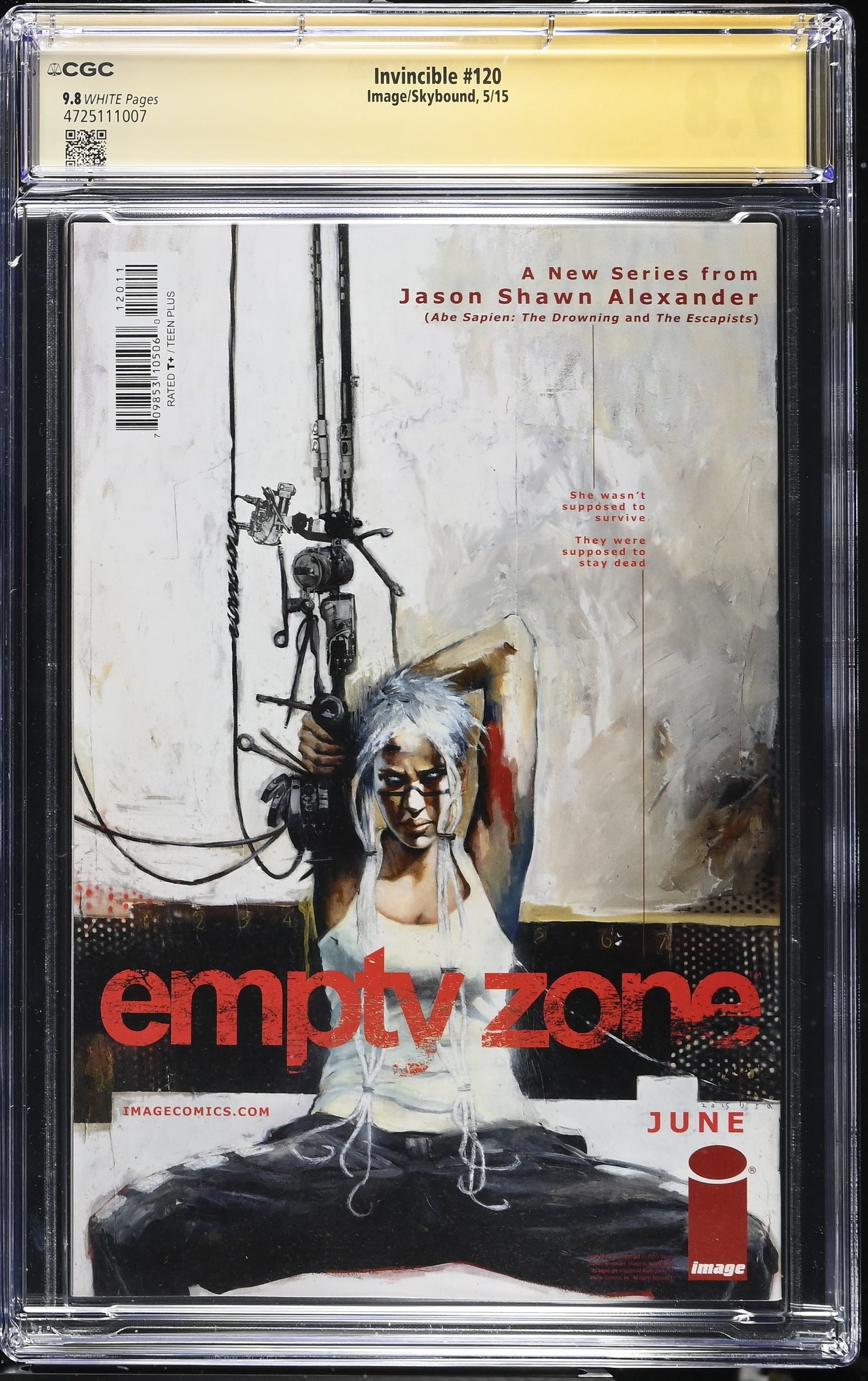 Invincible #120 5/15 Signed by Ottley CGC 9.8 Image/Skybound