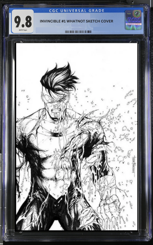 Invincible #1 (Whatnot Invincible Sketch Cover) CGC 9.8