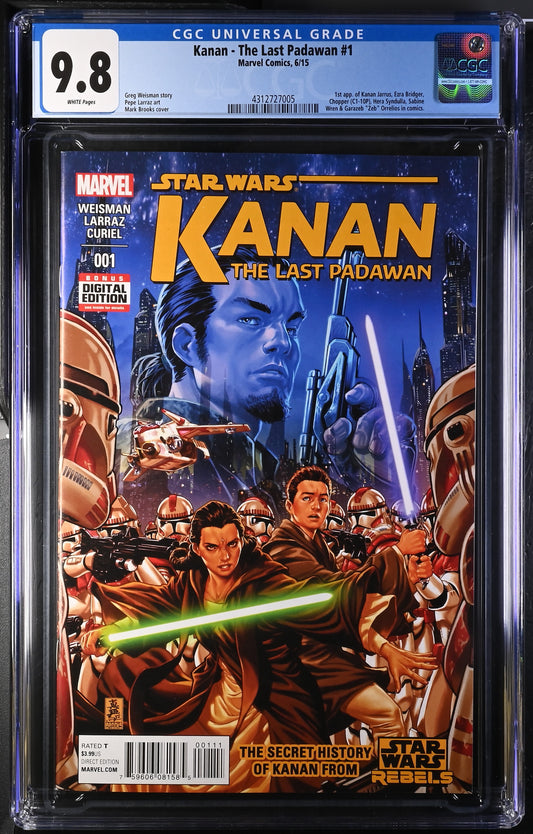 Kanan - The Last Padawan 1 6/15 Marvel Comics CGC 9.8