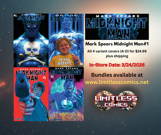 Mark Spears Midnight Man Variant Cover Bundle - Pre Order 3/26/26