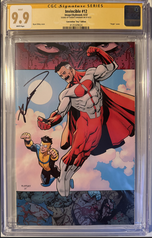Invincible #12 (SDCC Day Exclusive) Signed by Kirkman CGC 9.9