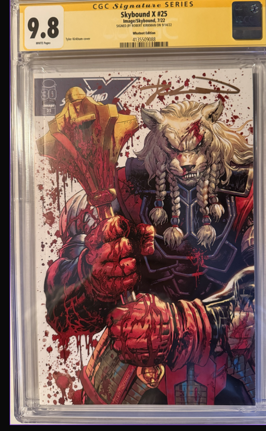 Skybound X #25 (Whatnot Edition) Signed by Kirkman CGC 9.8