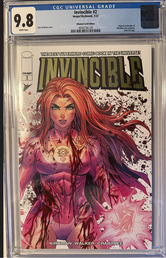 Invincible #2 (Whatnot Gold Edition) CGC 9.8