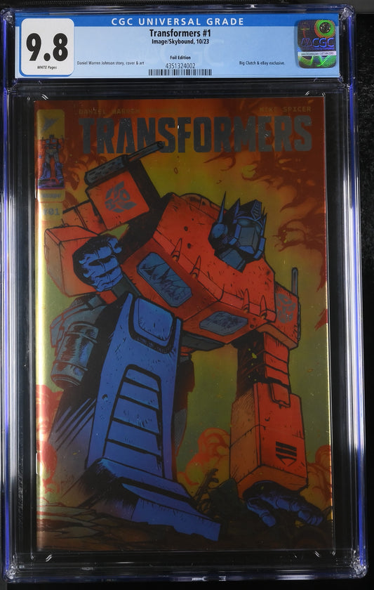 Transformers 1 10/23 Image/Skybound Foil Edition CGC 9.8