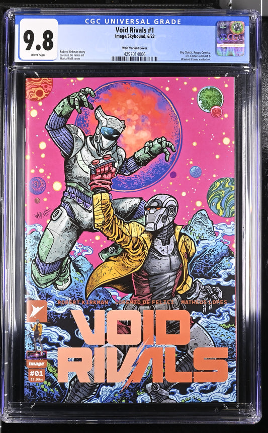 Void Rivals 1 6/23 Image/Skybound Wolf Variant Cover CGC 9.8