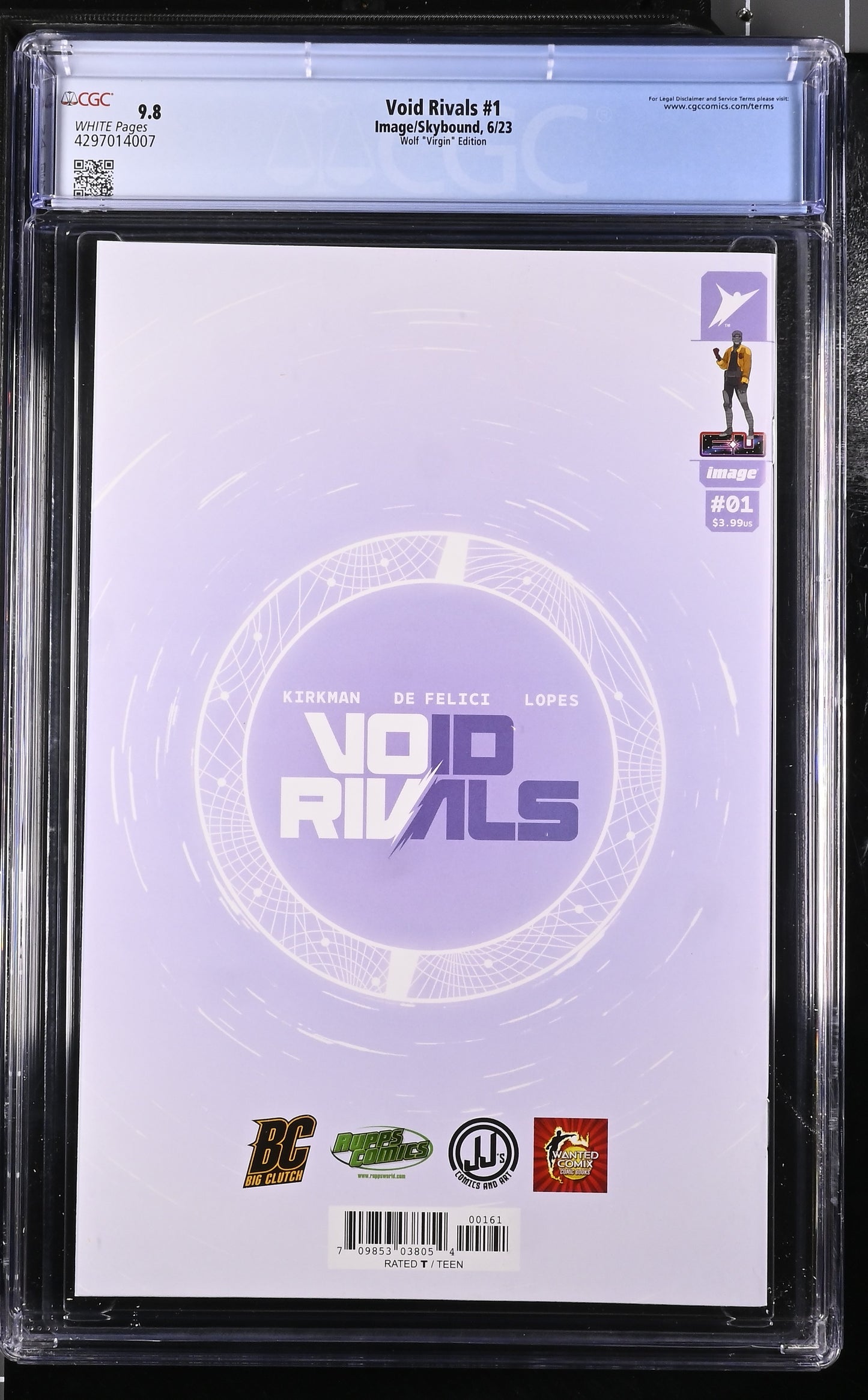 Void Rivals 1 6/23 Image/Skybound Wolf Virgin Edition CGC 9.8