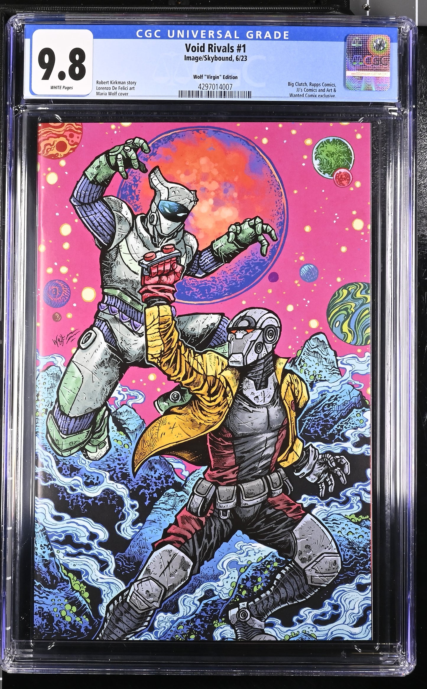 Void Rivals 1 6/23 Image/Skybound Wolf Virgin Edition CGC 9.8